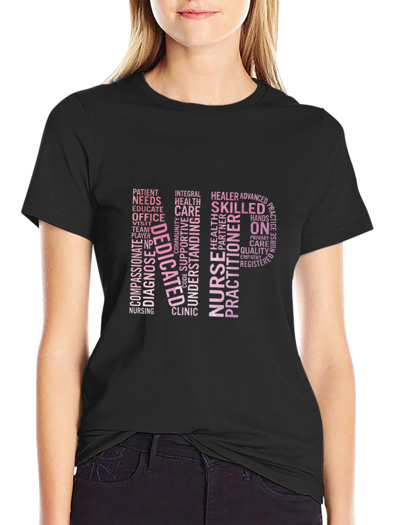 Nurse Practitioner Word Art T-Shirt
