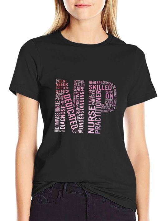 Nurse Practitioner Word Art T-Shirt