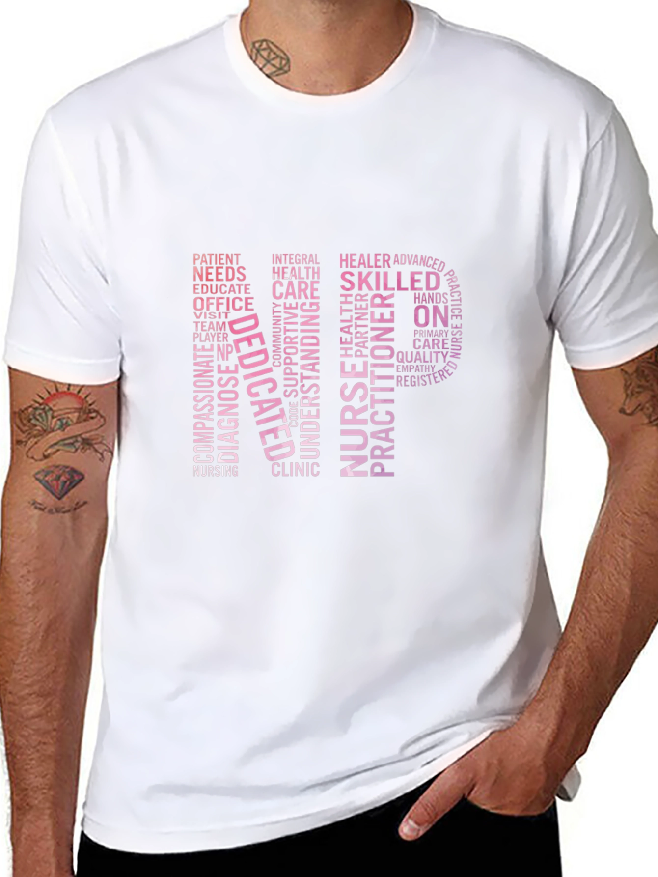 Nurse Practitioner Word Art T-Shirt