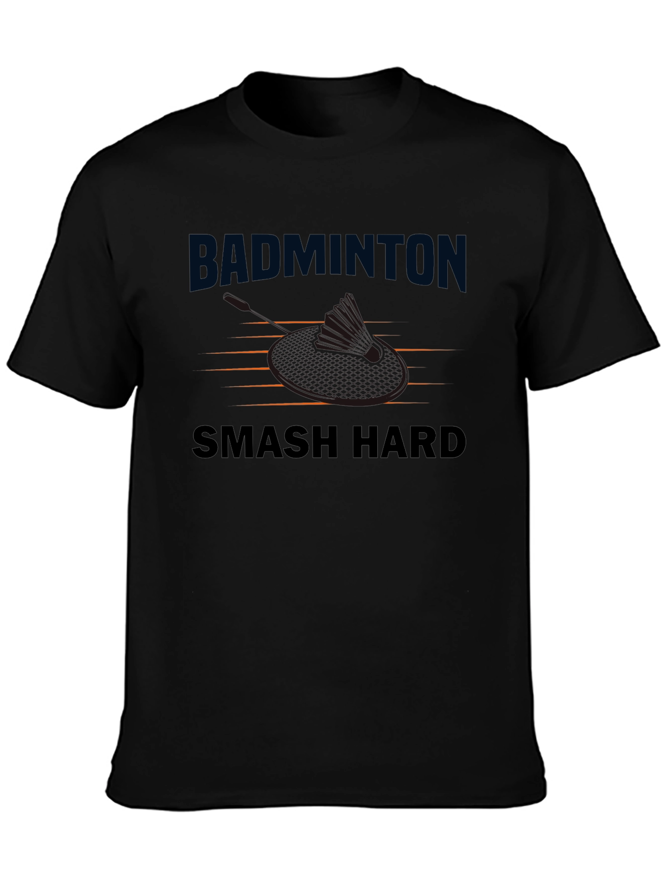Badminton Smash Hard Graphic T-Shirt