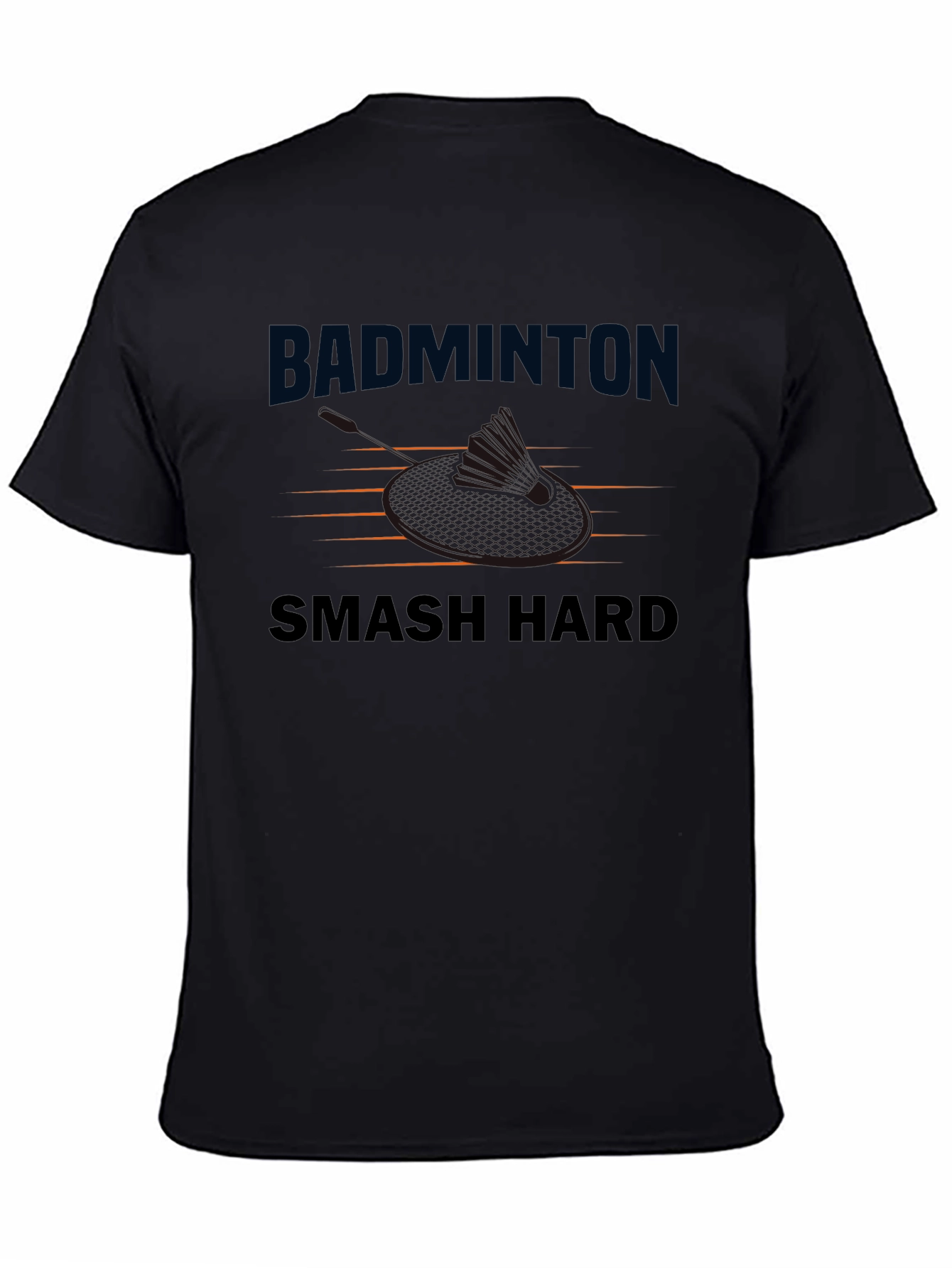 Badminton Smash Hard Graphic T-Shirt
