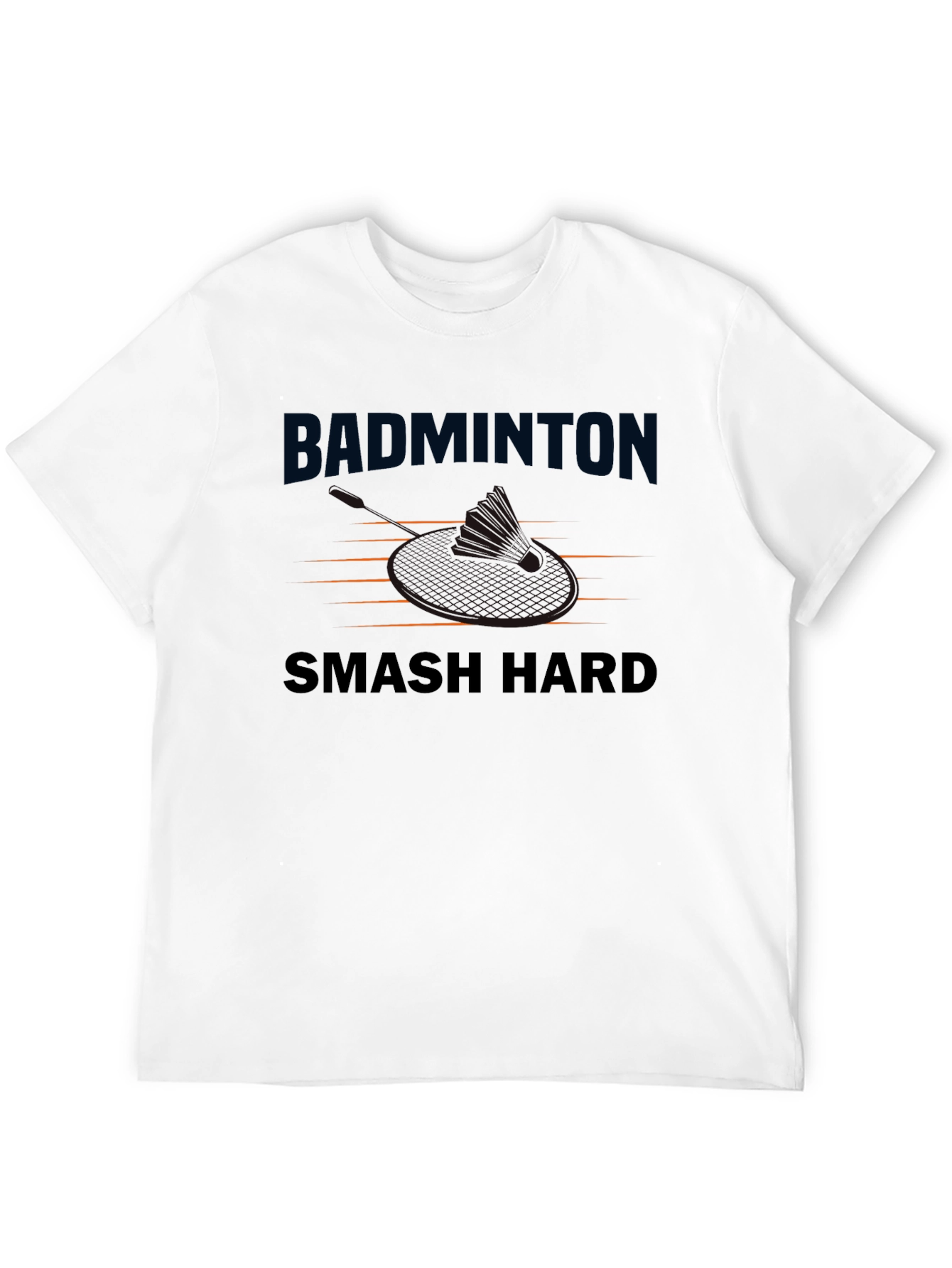 Badminton Smash Hard Graphic T-Shirt