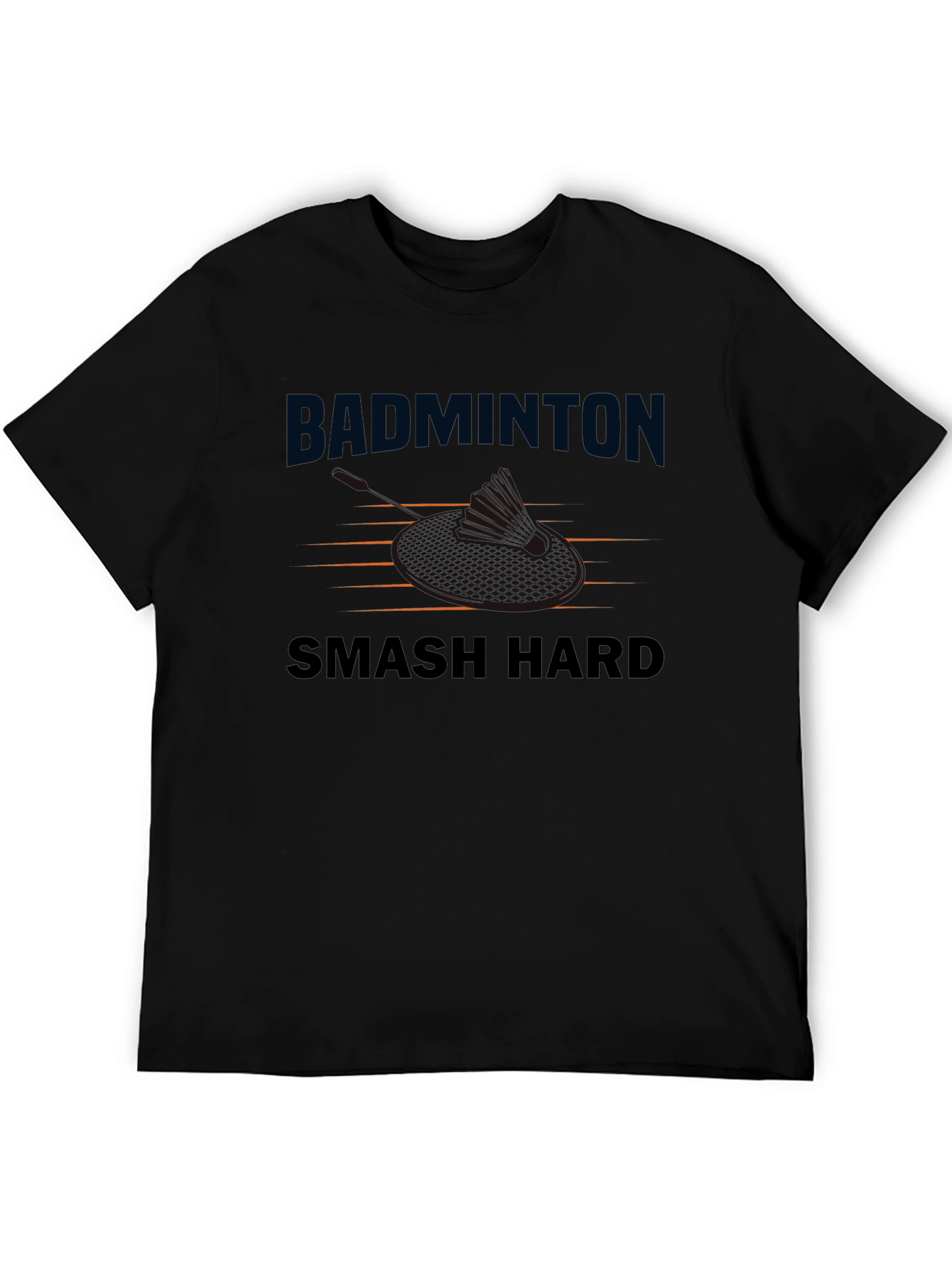 Badminton Smash Hard Graphic T-Shirt