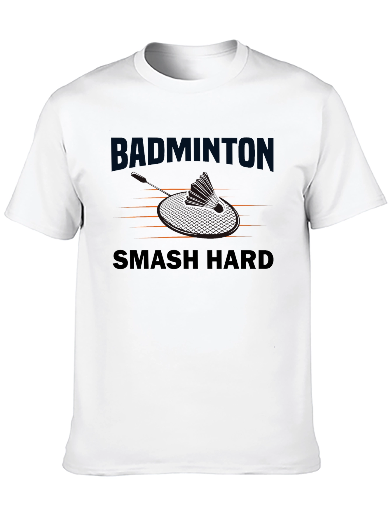 Badminton Smash Hard Graphic T-Shirt