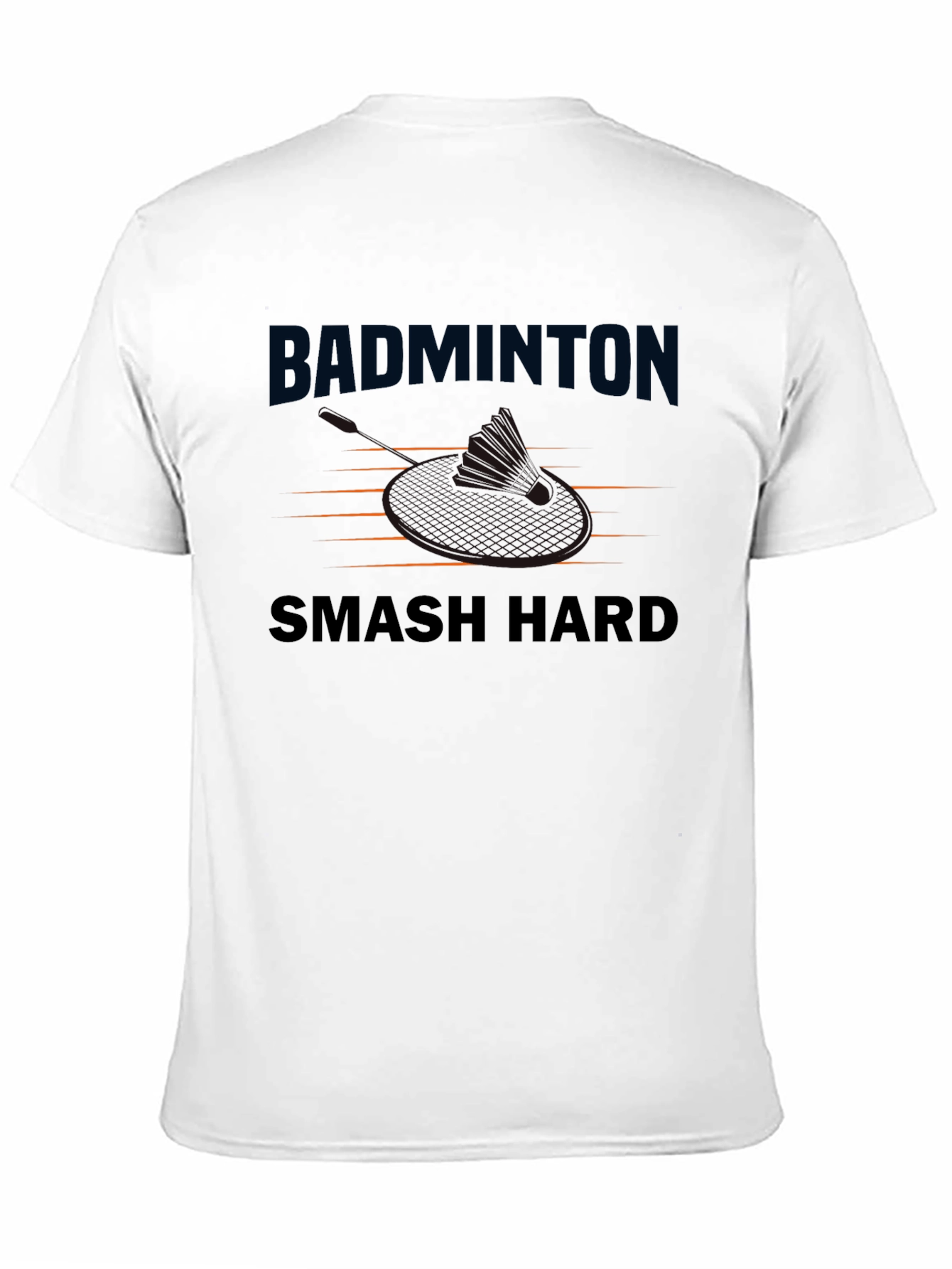 Badminton Smash Hard Graphic T-Shirt