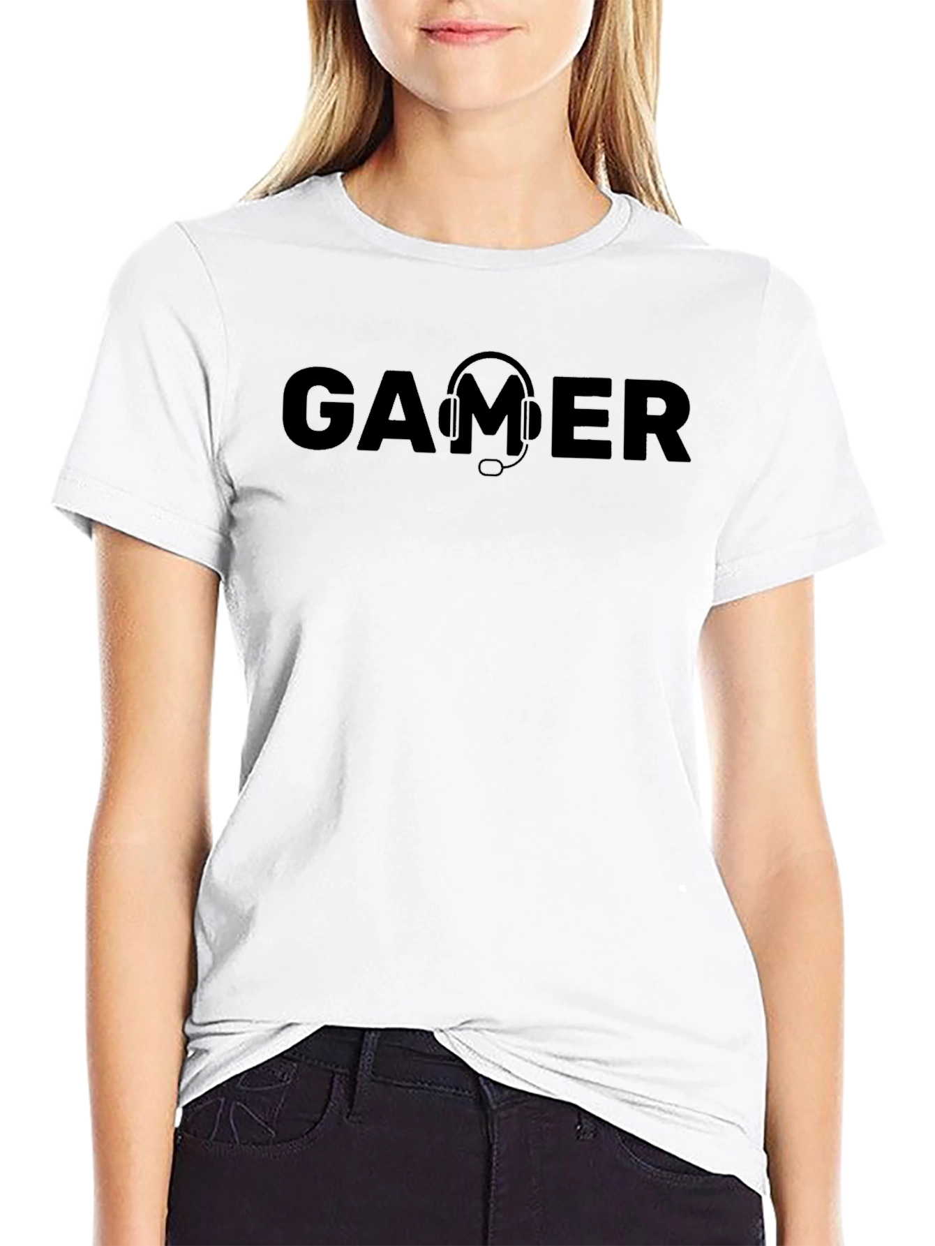 Gamer Headset T-Shirt - Black