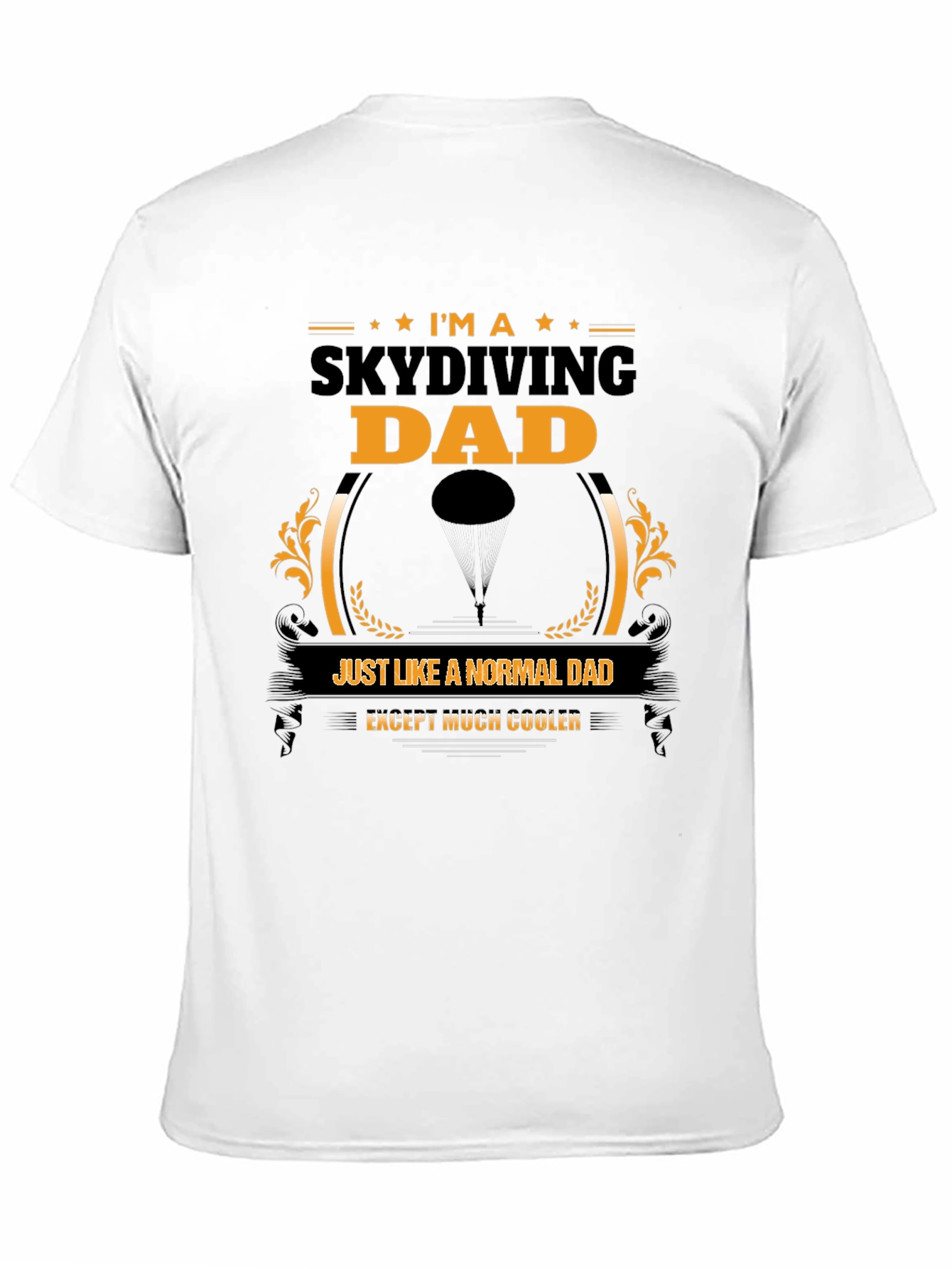 Skydiving Dad Graphic Tee - Cool Fathers Day Gift