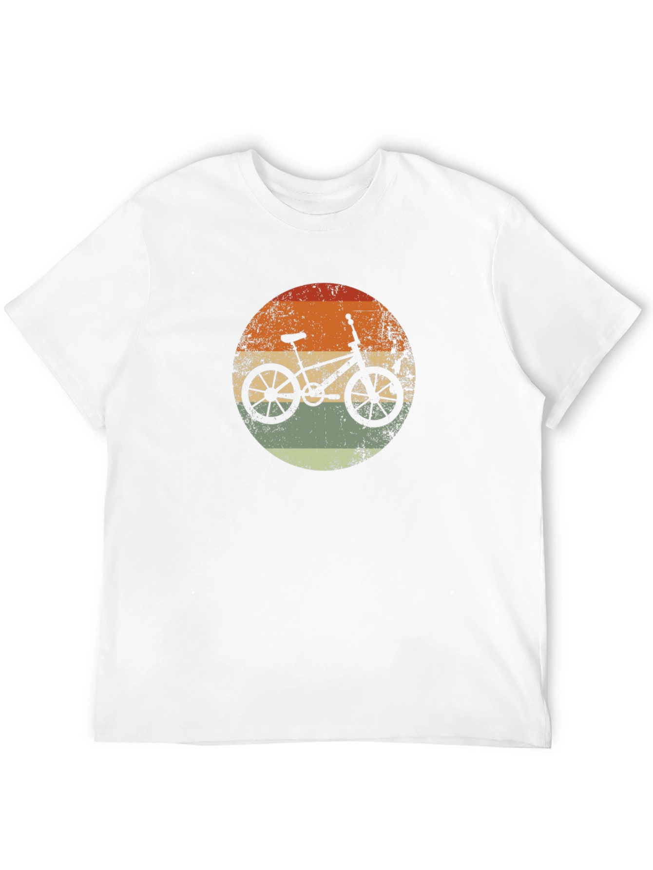 Retro Bicycle Graphic Tee - Black