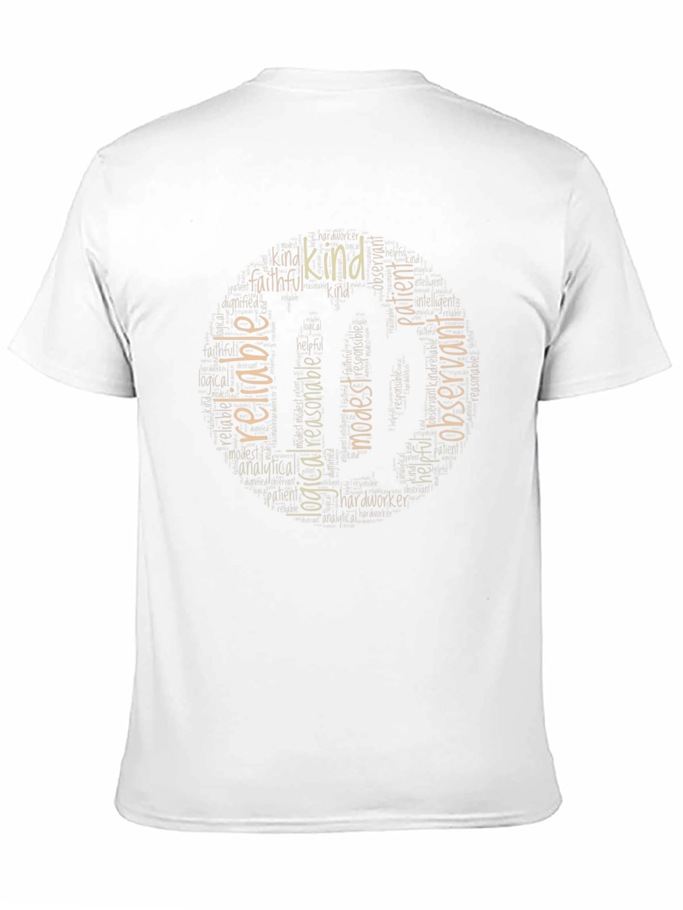 Kindness Word Art Black T-Shirt