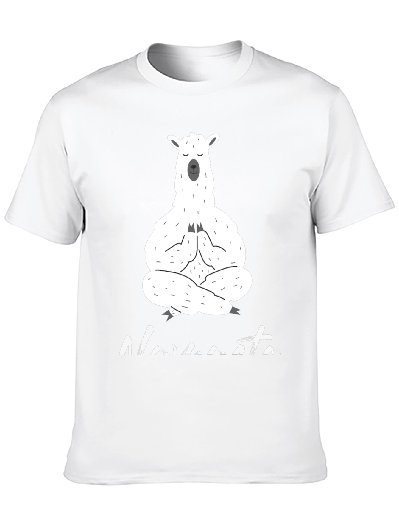 Meditating Llama T-Shirt - Namaste