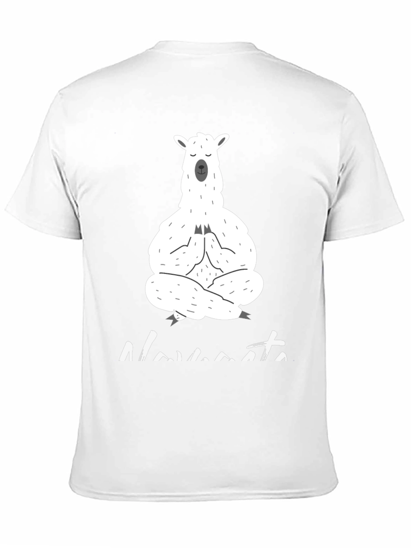 Meditating Llama T-Shirt - Namaste