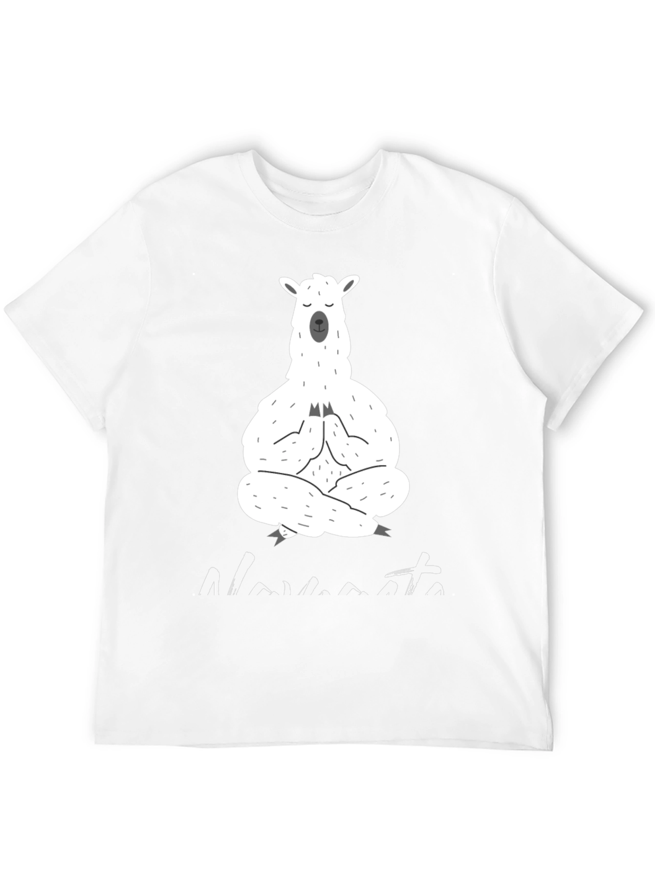 Meditating Llama T-Shirt - Namaste