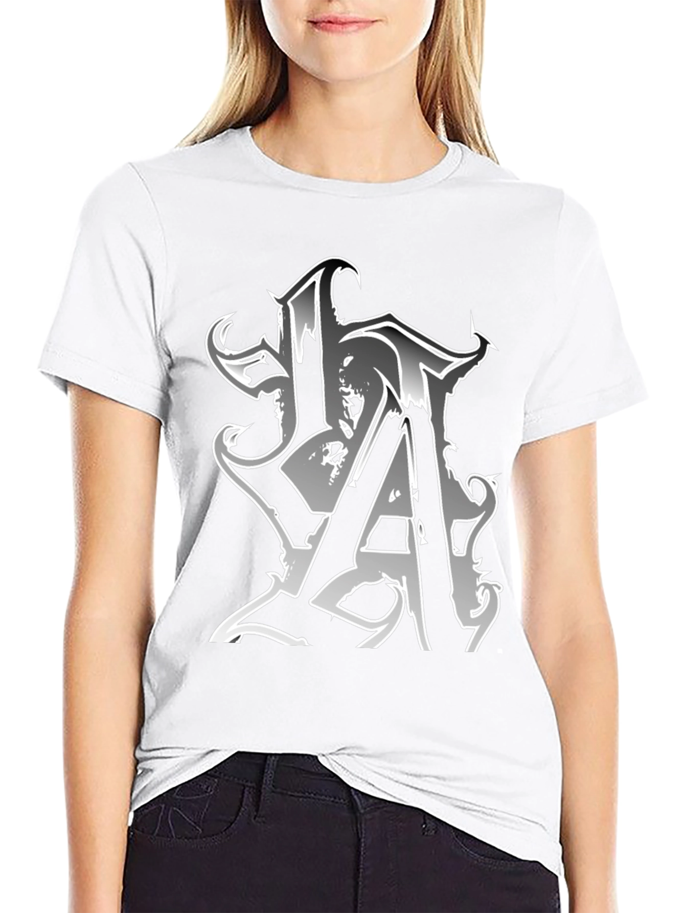 Urban Style Graphic T-Shirt - Black