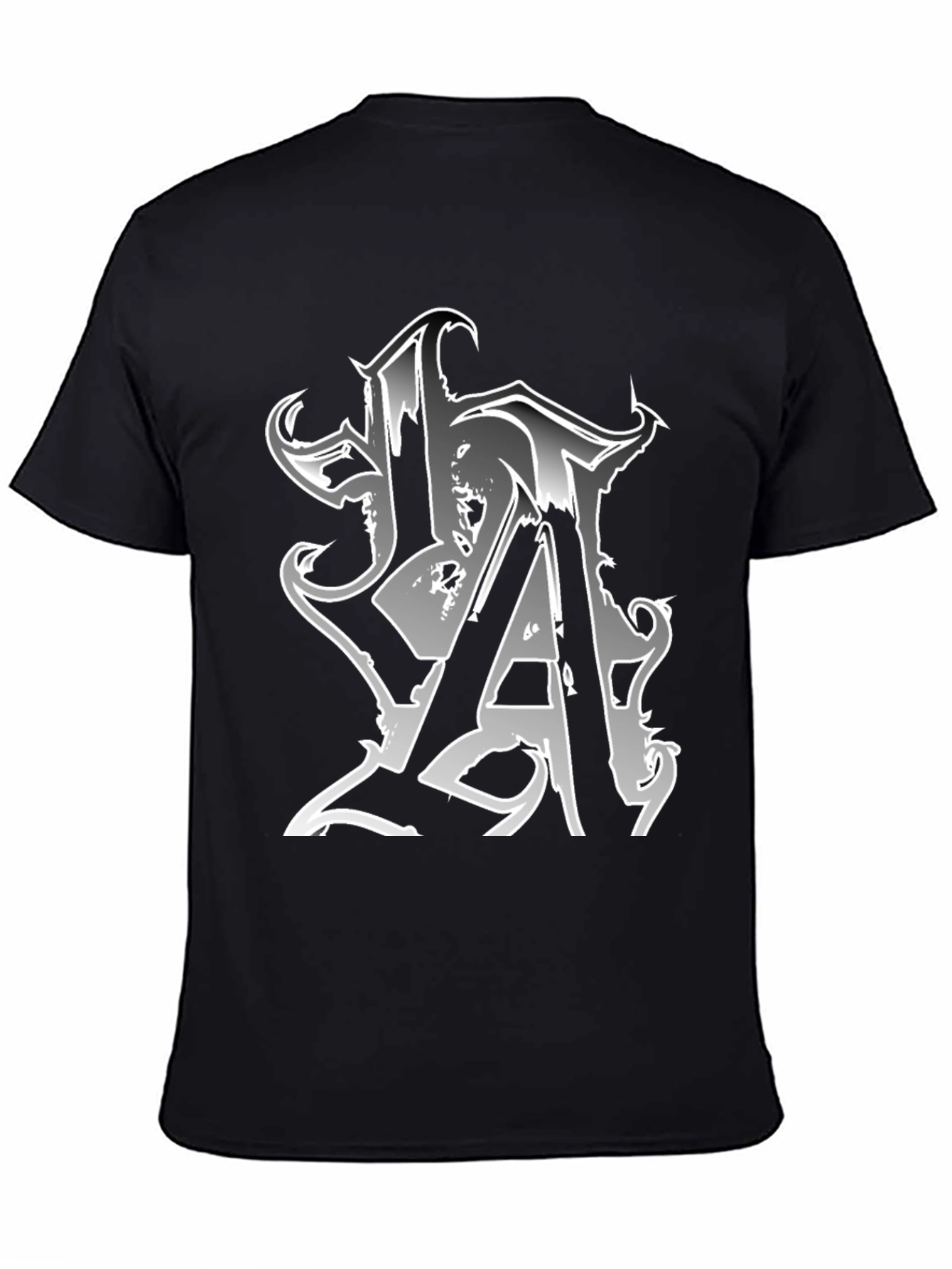 Urban Style Graphic T-Shirt - Black