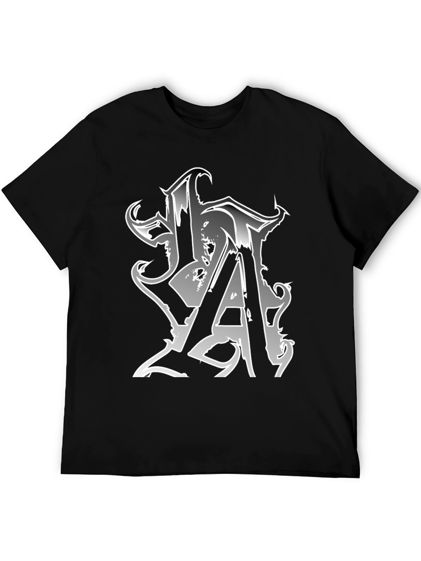 Urban Style Graphic T-Shirt - Black