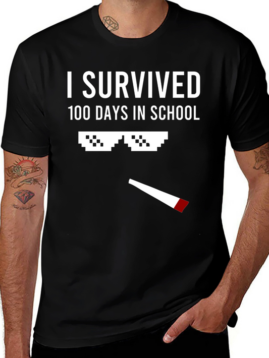 I Survived 100 Days of School T-Shirt