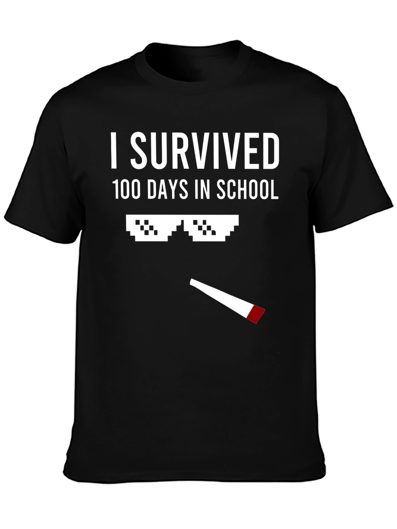 I Survived 100 Days of School T-Shirt