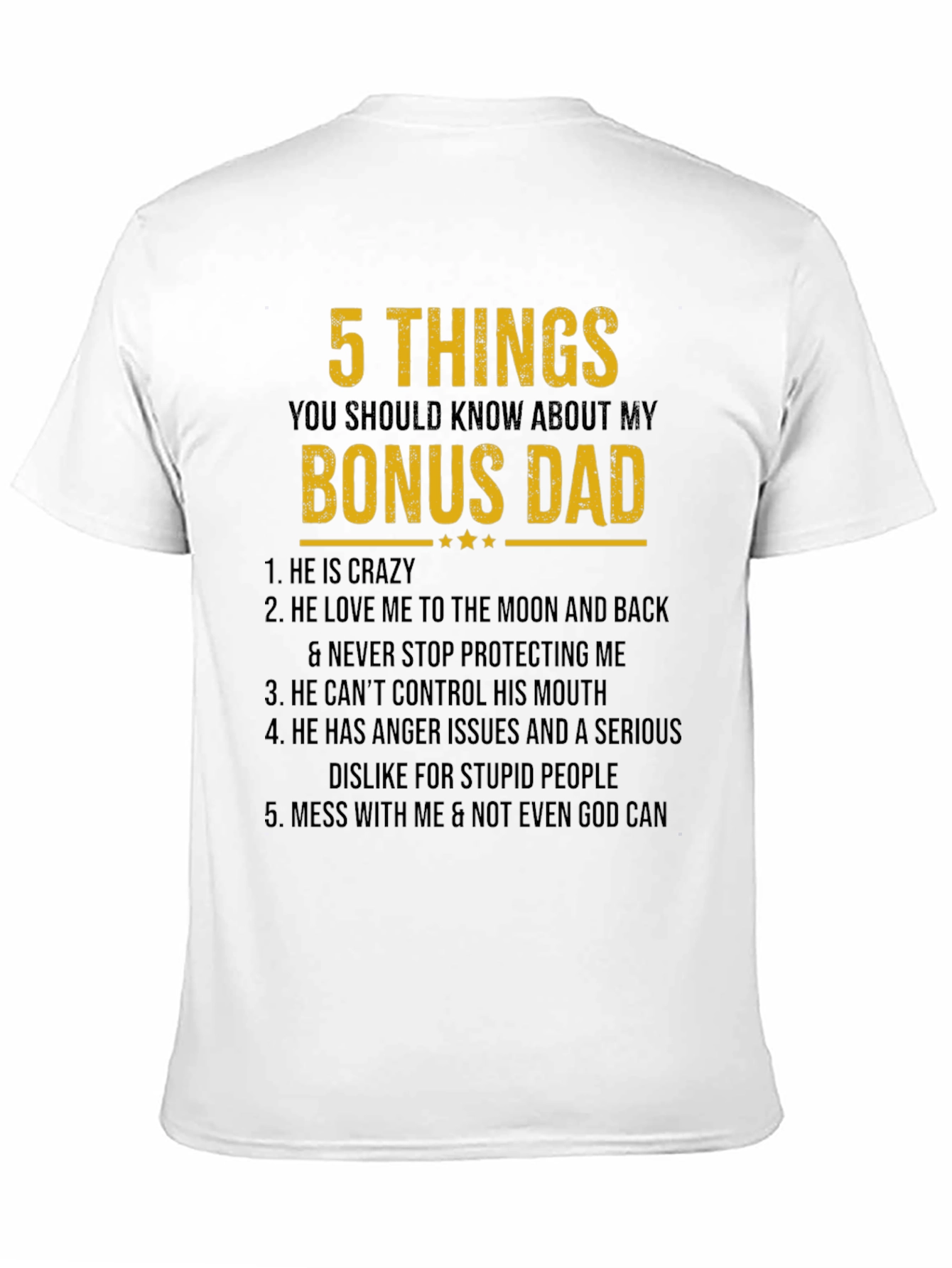 Bonus Dad T-Shirt: 5 Things You Should Know