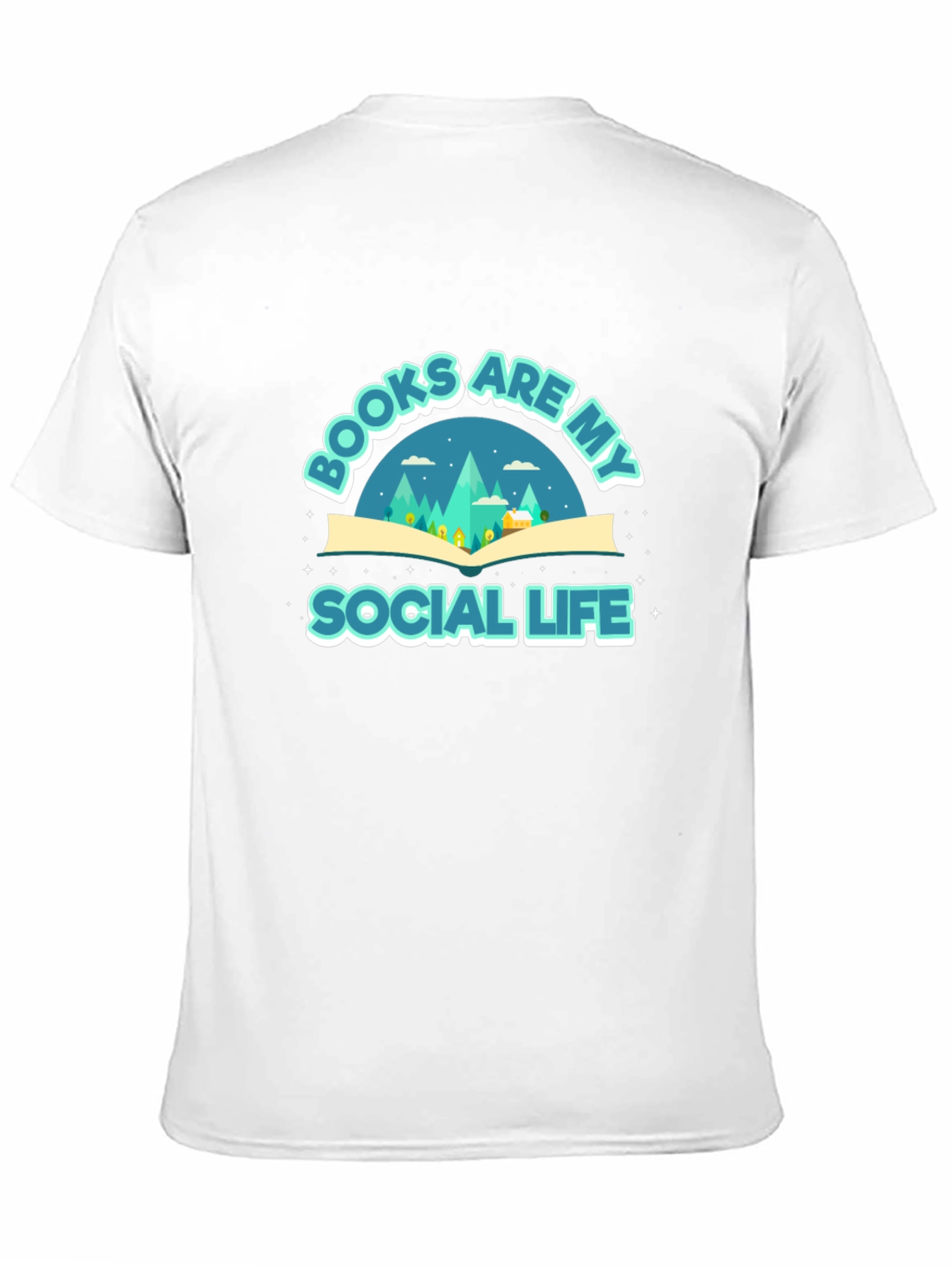 Books are My Social Life Graphic Tee