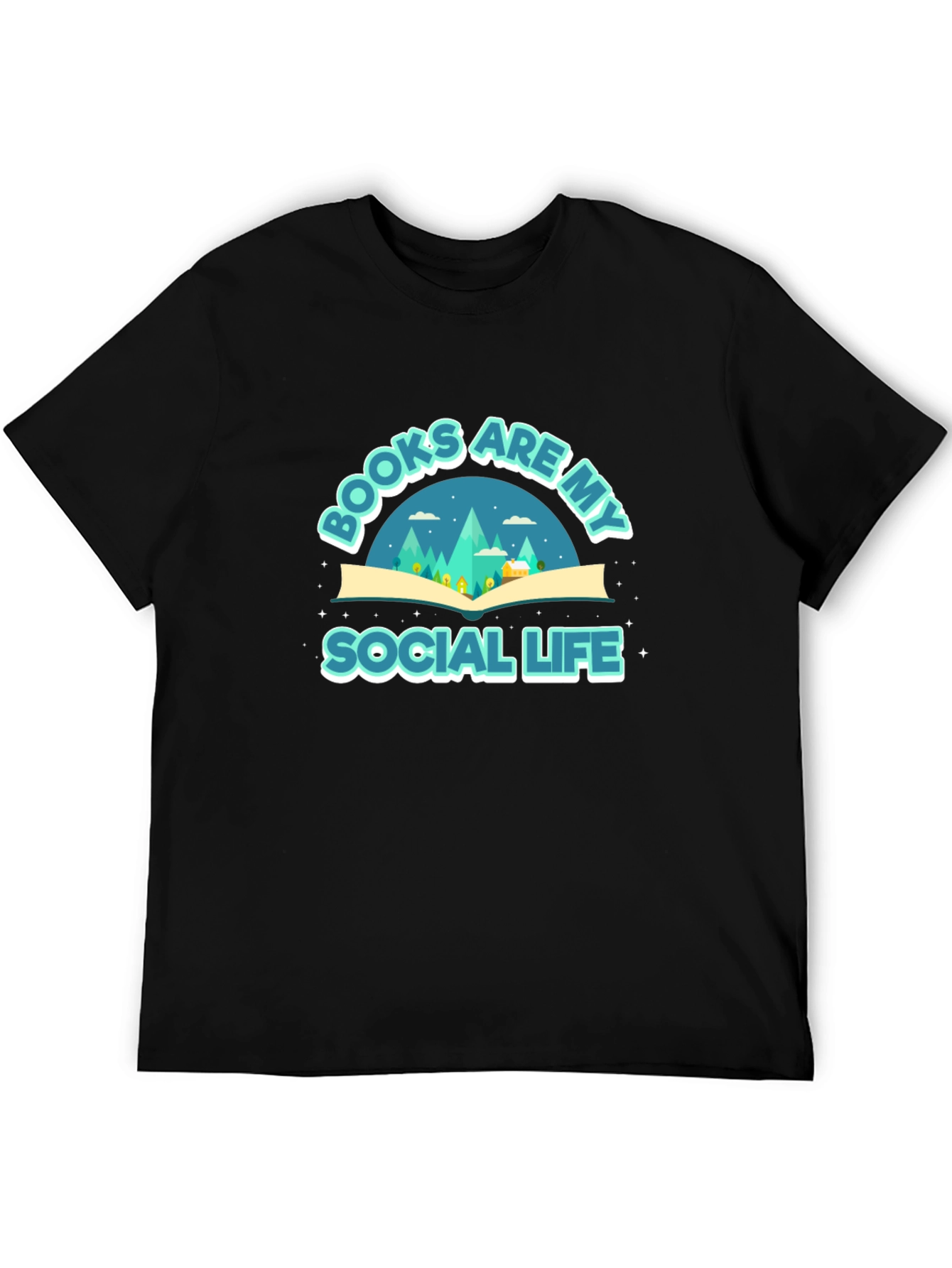 Books are My Social Life Graphic Tee