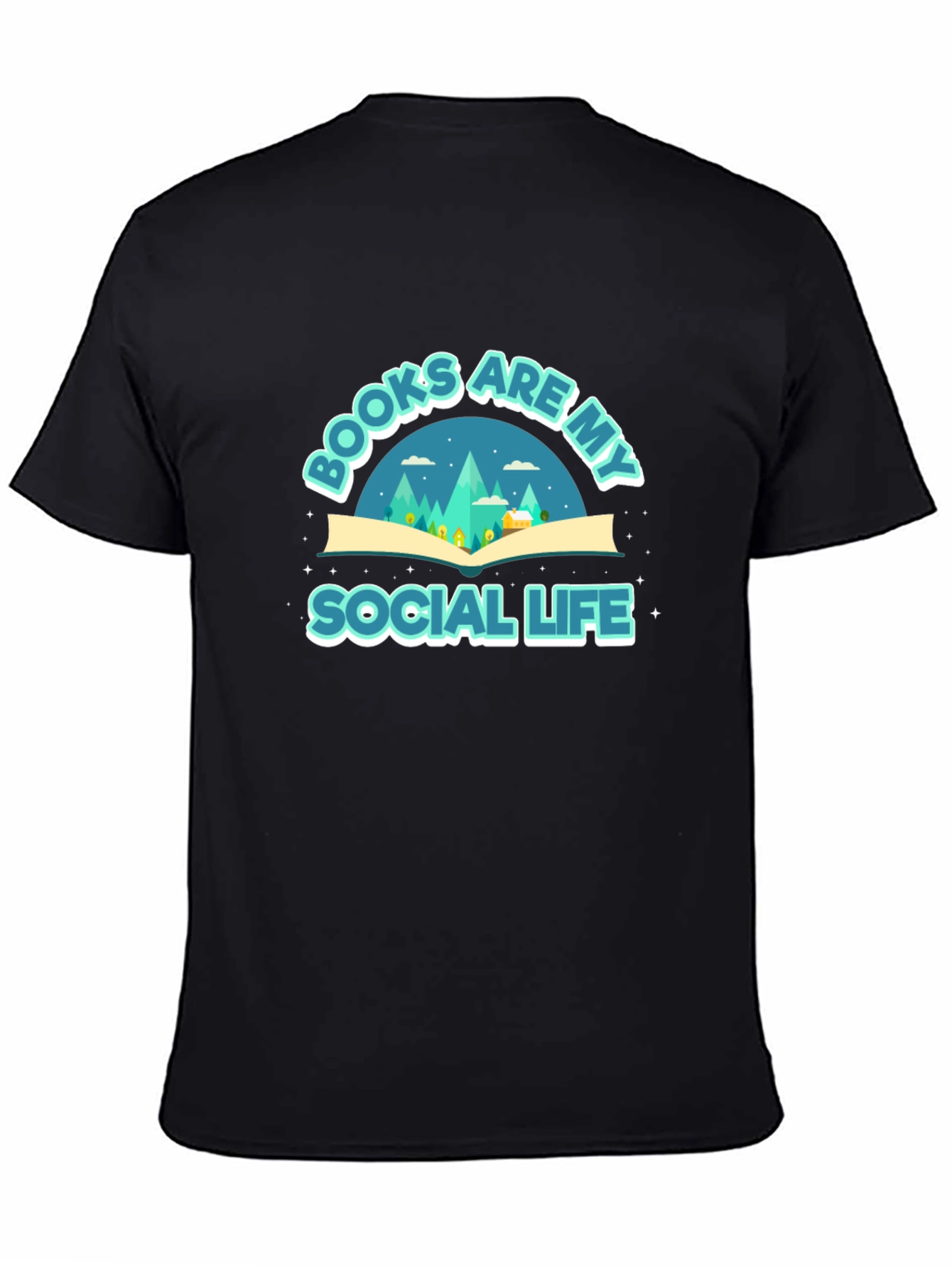 Books are My Social Life Graphic Tee