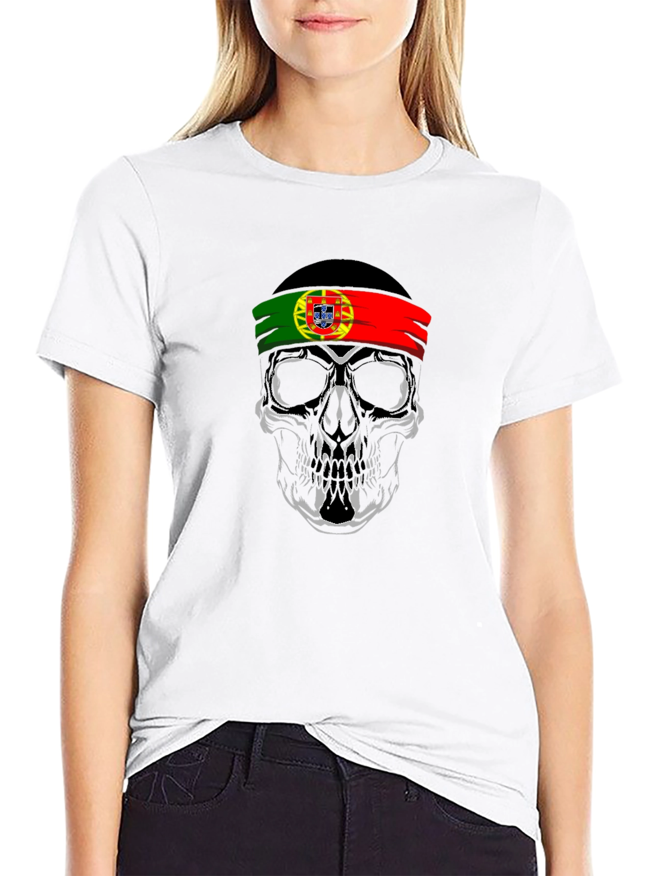 Portugal Skull T-Shirt - Portuguese Pride Tee