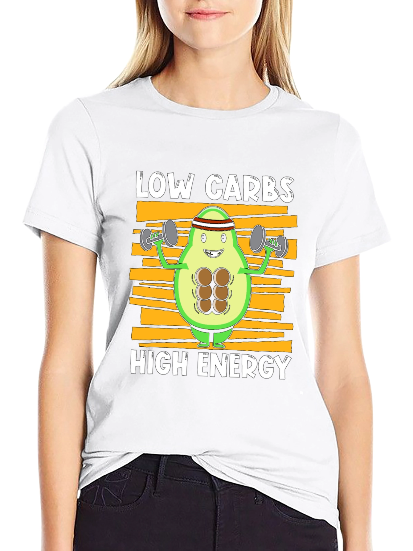 Low Carbs High Energy Avocado T-Shirt