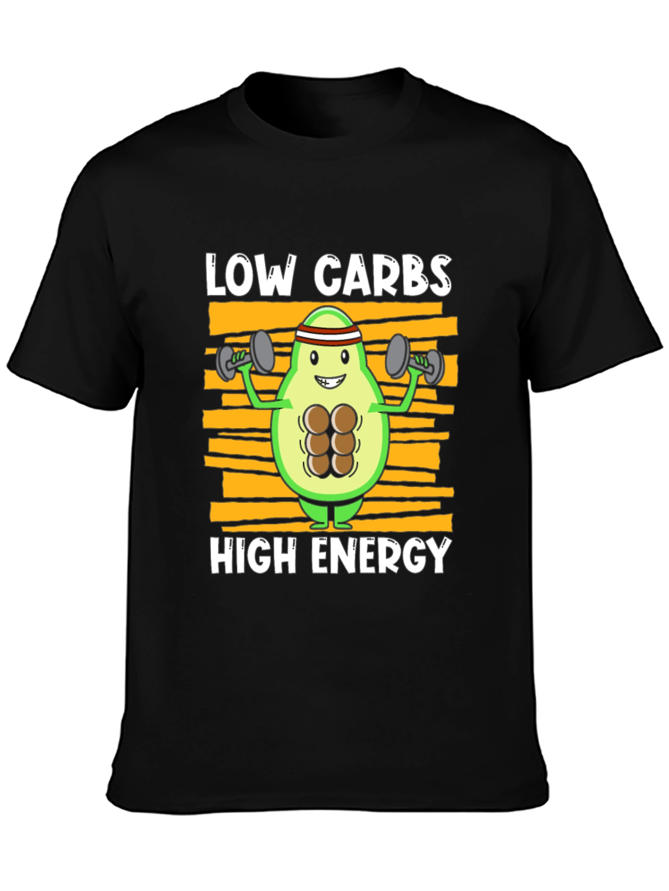 Low Carbs High Energy Avocado T-Shirt