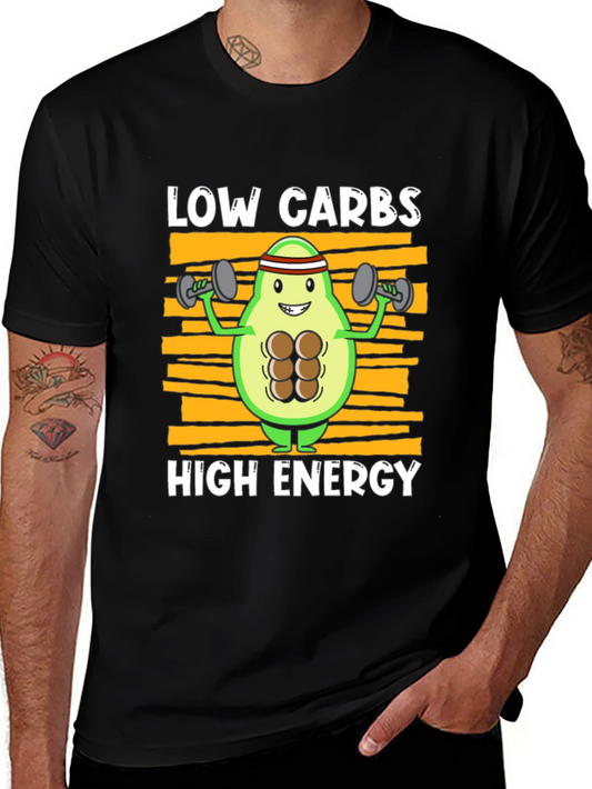 Low Carbs High Energy Avocado T-Shirt