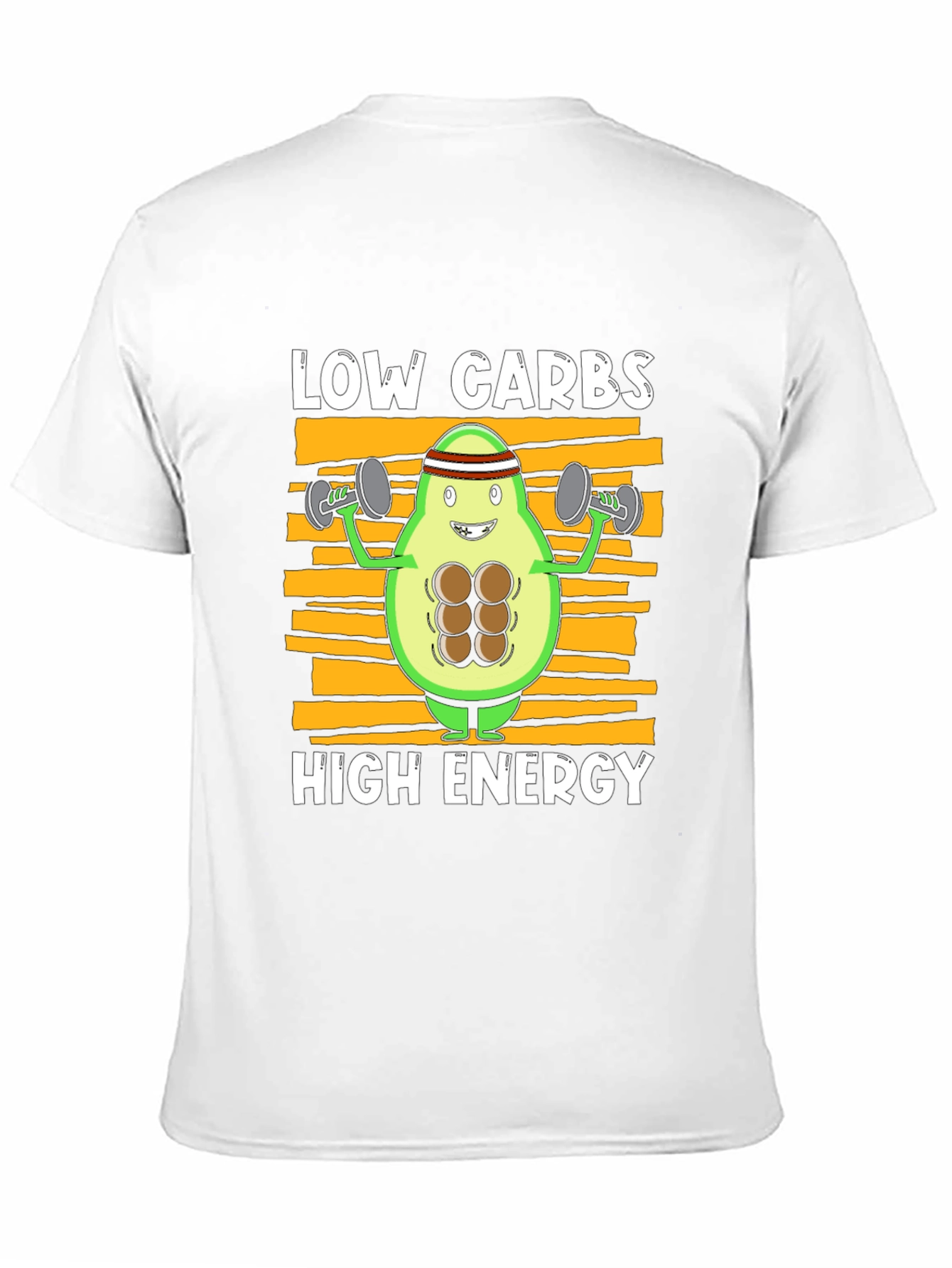 Low Carbs High Energy Avocado T-Shirt