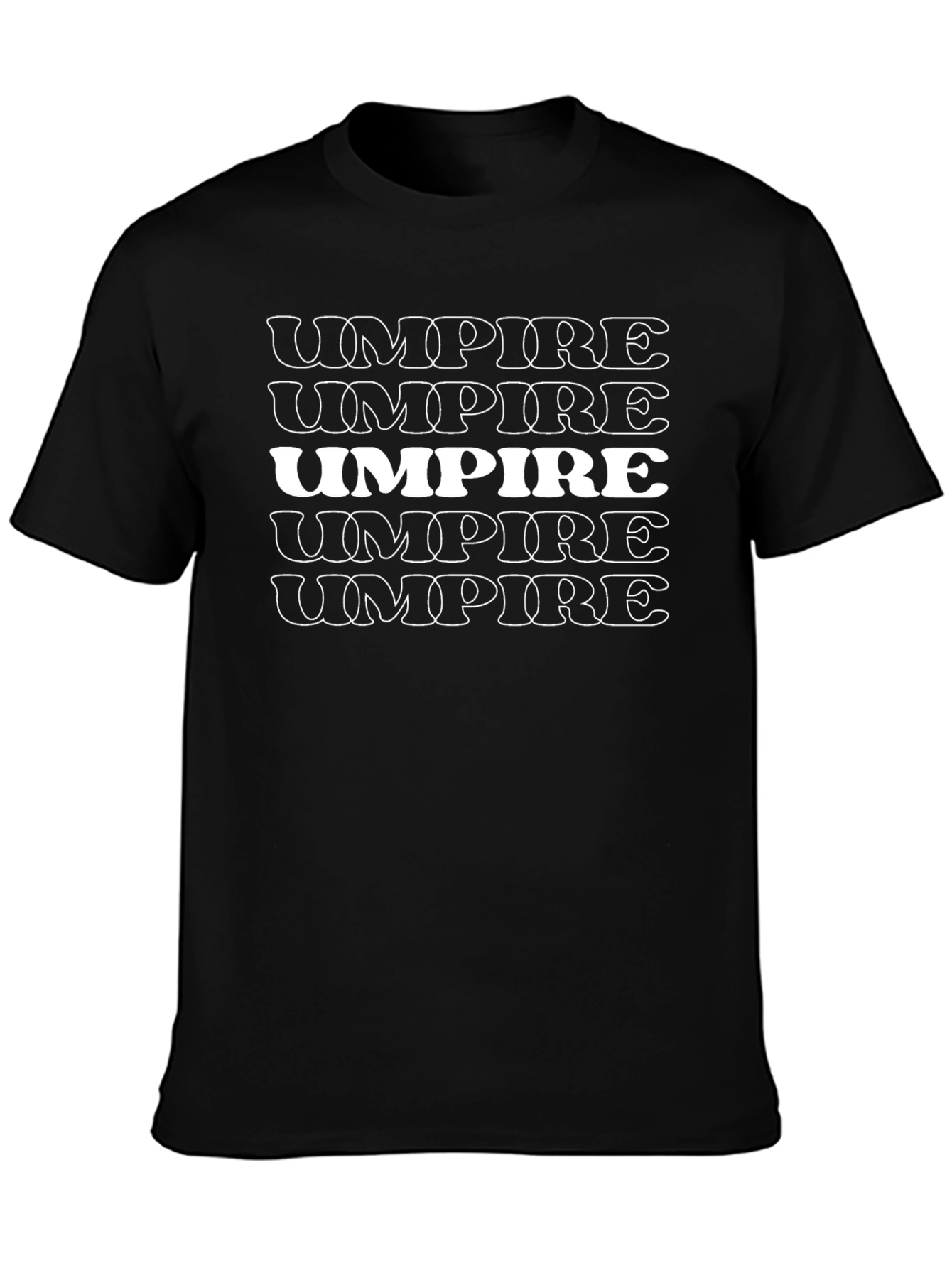 Umpire Graphic Tee - Baseball Referee Shirt