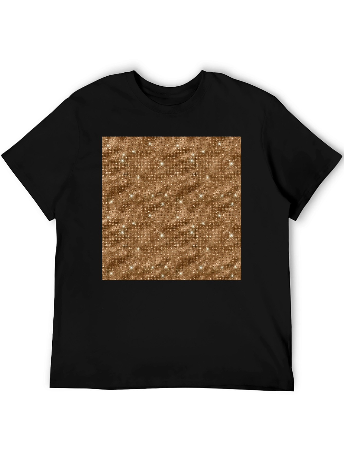 Sparkle Pattern Graphic Tee - Modern Style