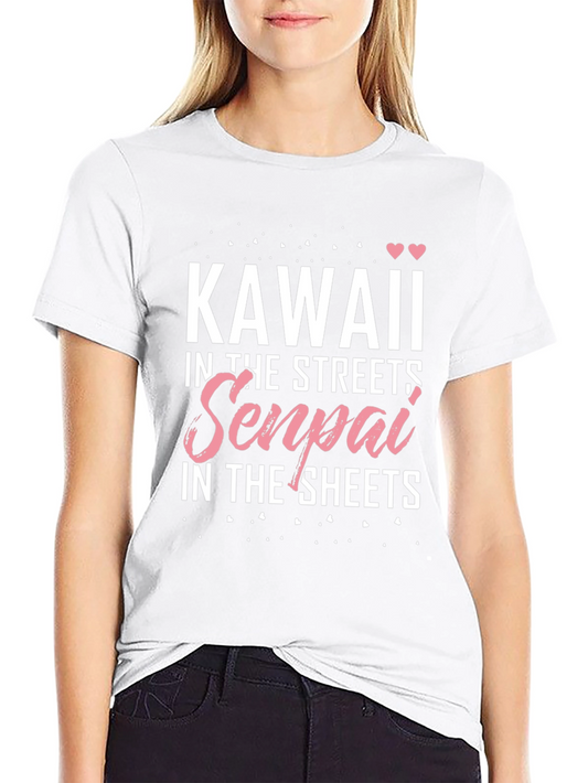 Kawaii Senpai Tee - Street Style Anime T-Shirt