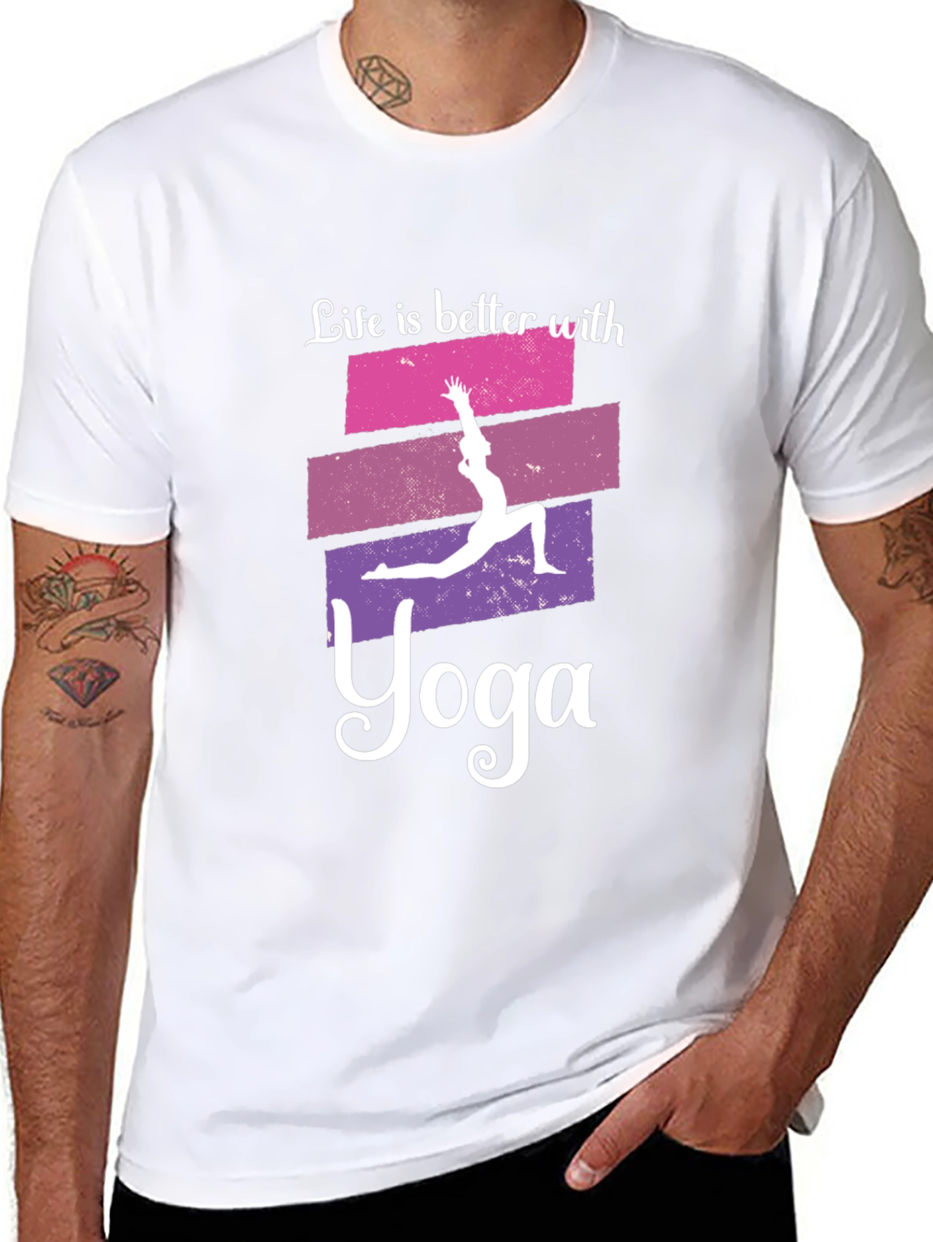Life is Better with Yoga Graphic T-Shirt