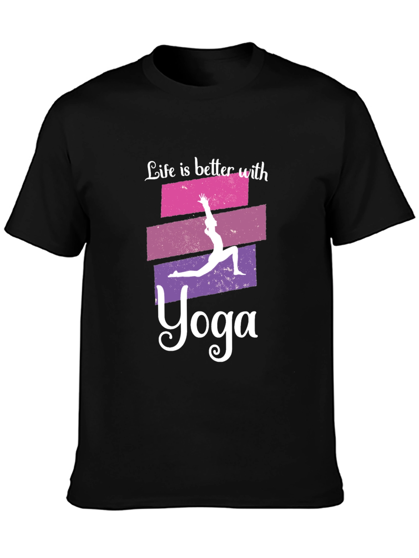 Life is Better with Yoga Graphic T-Shirt