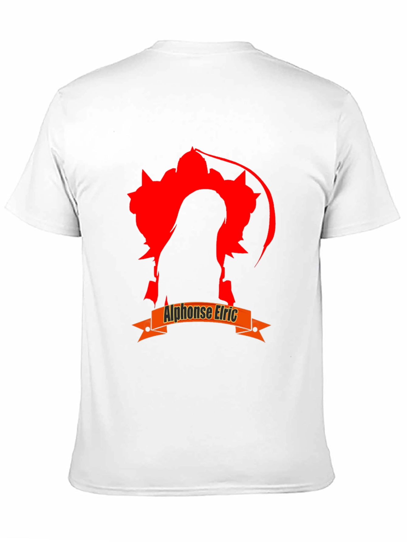 Alphonse Elric Anime Black T-Shirt