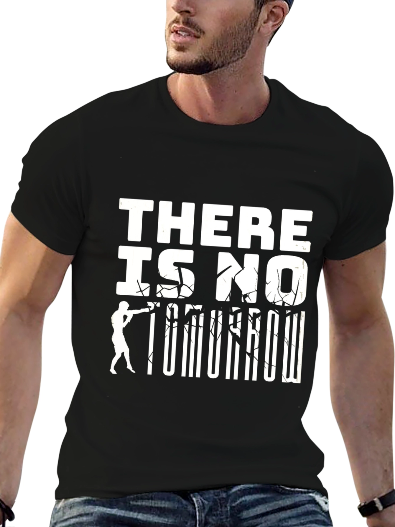 There Is No Tomorrow Graphic Tee - Black