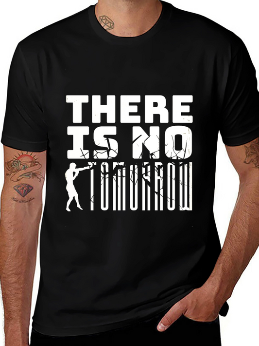 There Is No Tomorrow Graphic Tee - Black