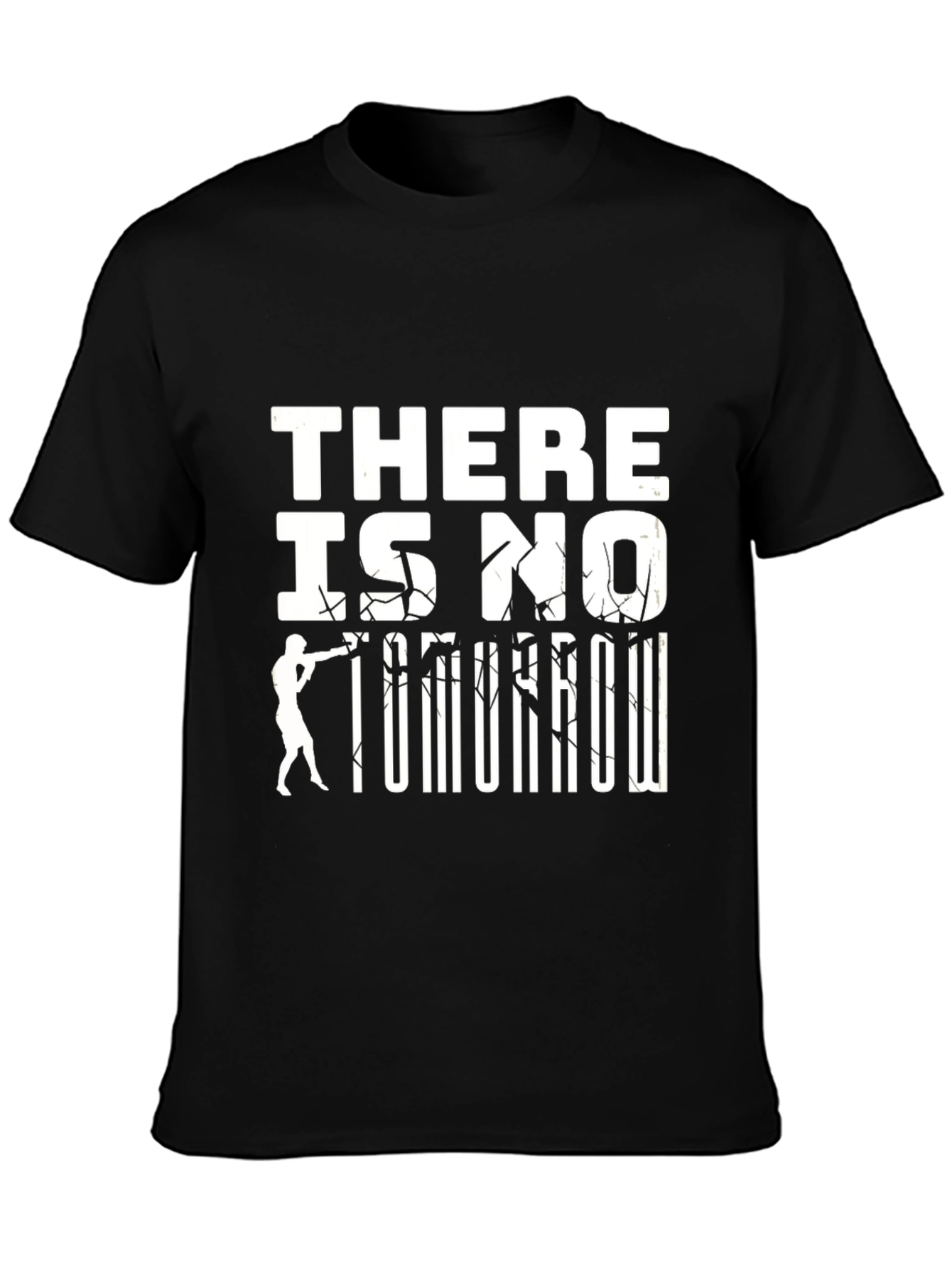 There Is No Tomorrow Graphic Tee - Black