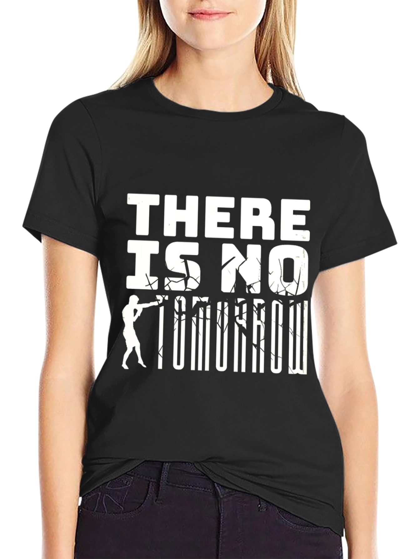 There Is No Tomorrow Graphic Tee - Black