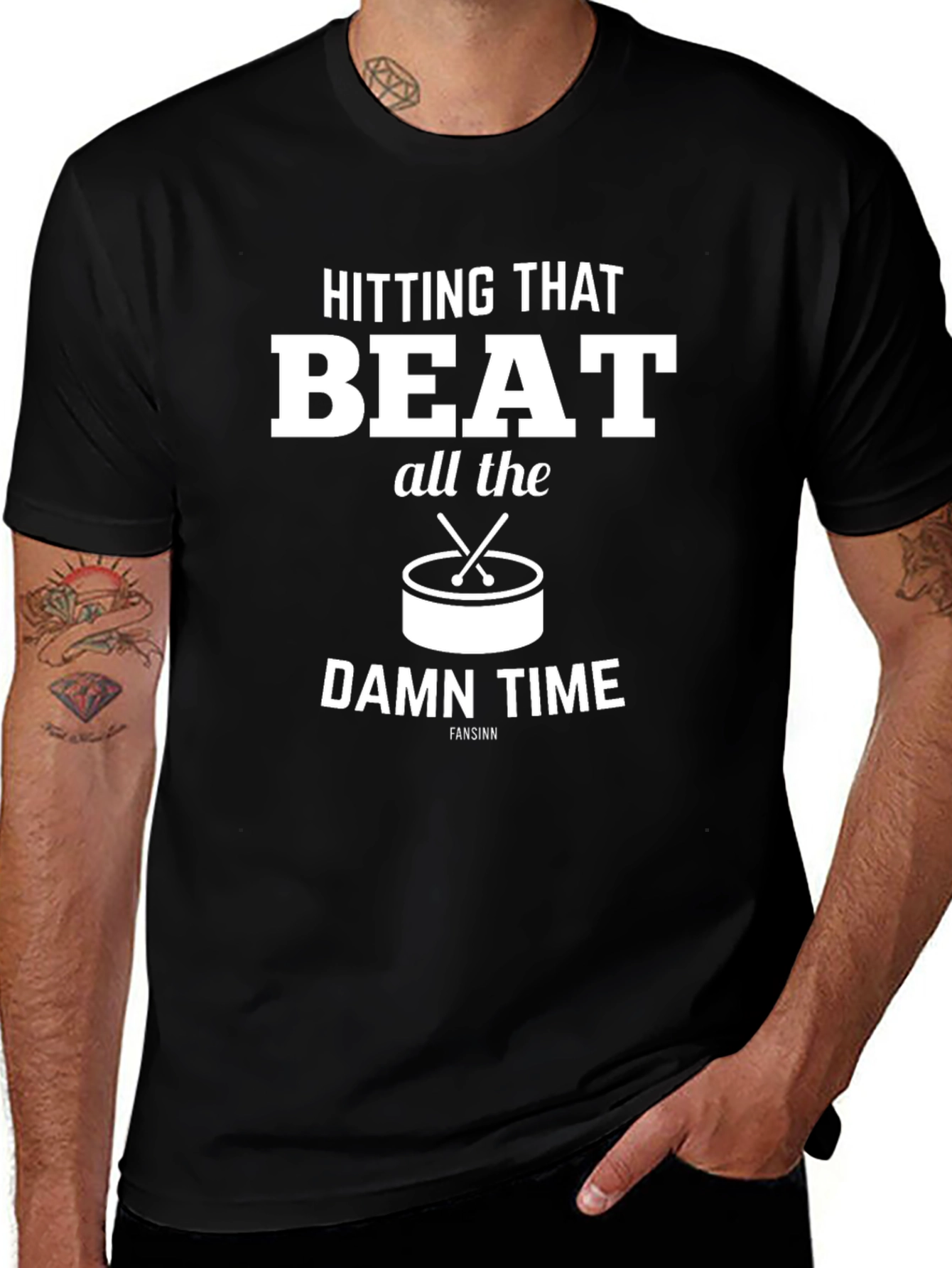 Hitting That Beat Drummer T-Shirt