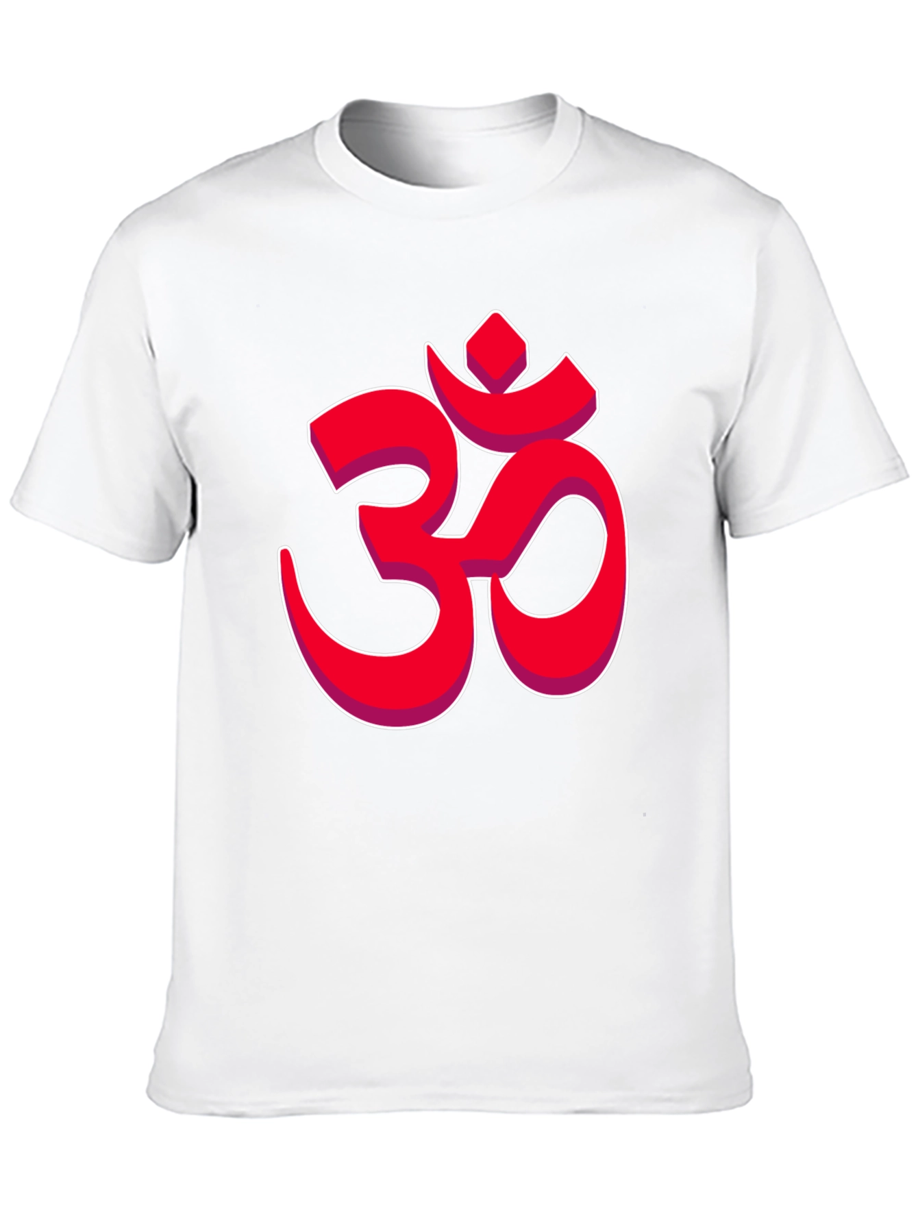 Mens Black T-Shirt with Om Symbol
