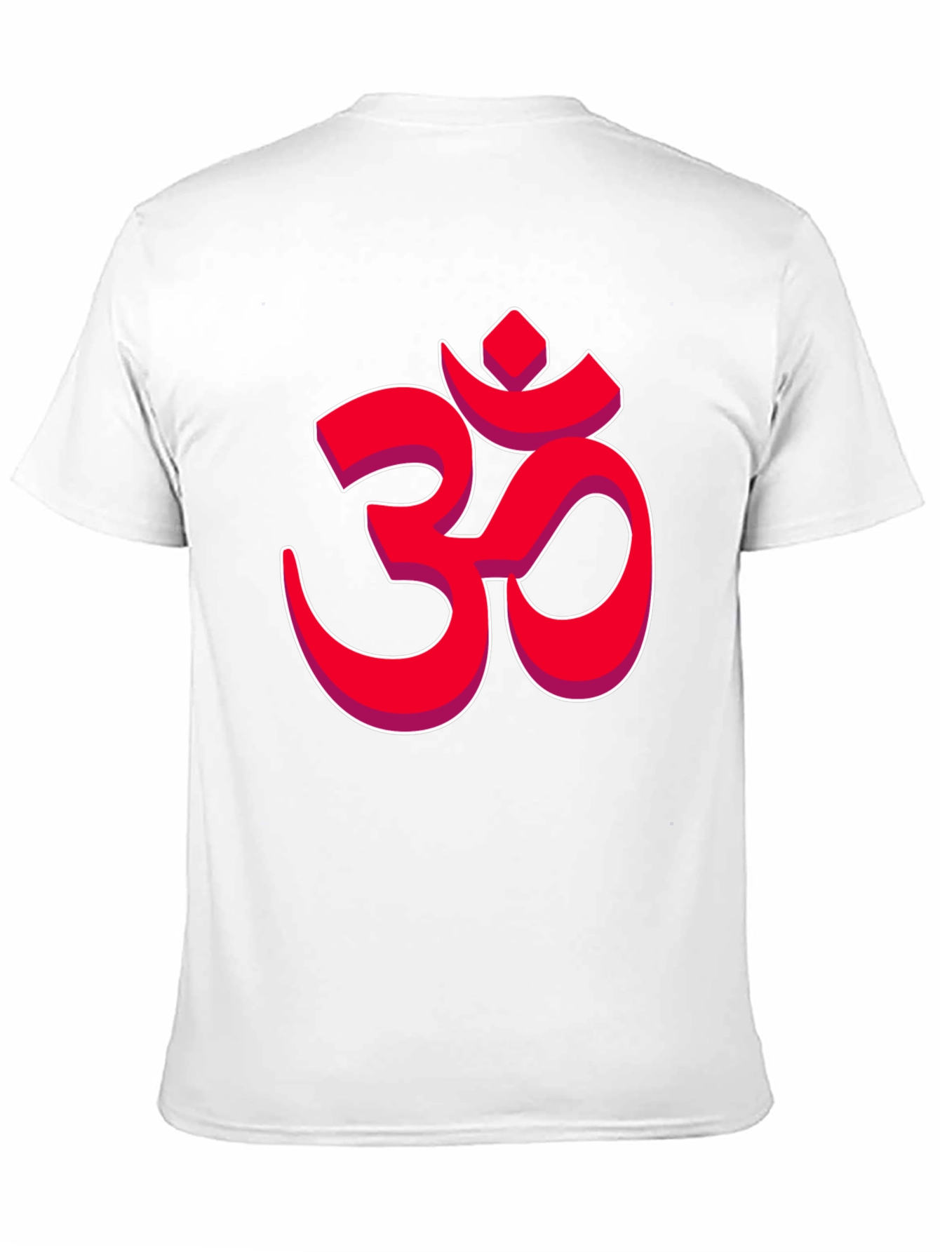 Mens Black T-Shirt with Om Symbol