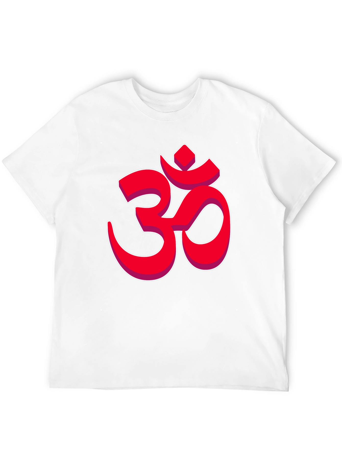 Mens Black T-Shirt with Om Symbol