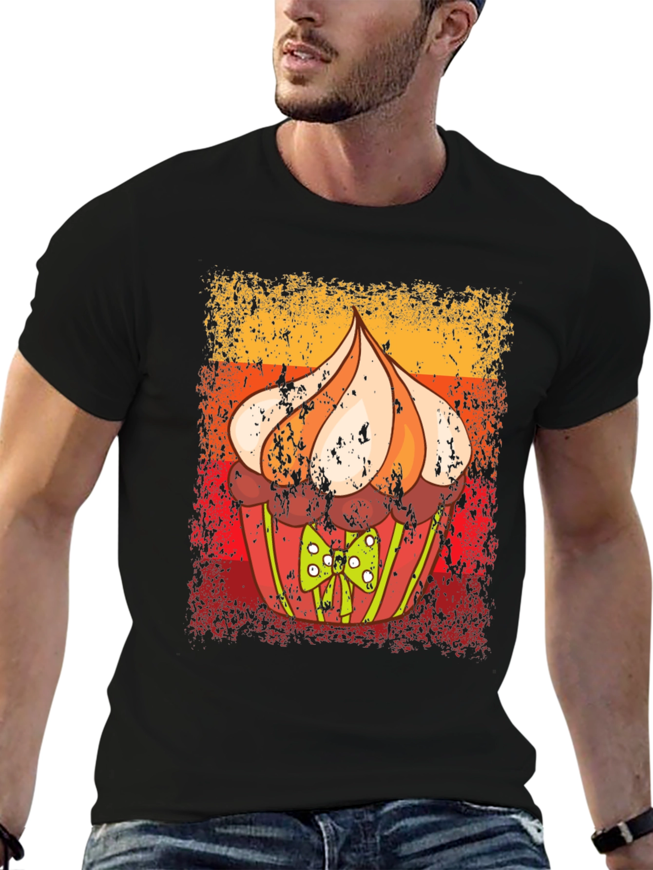 Retro Cupcake T-Shirt - Sweet Treat Tee