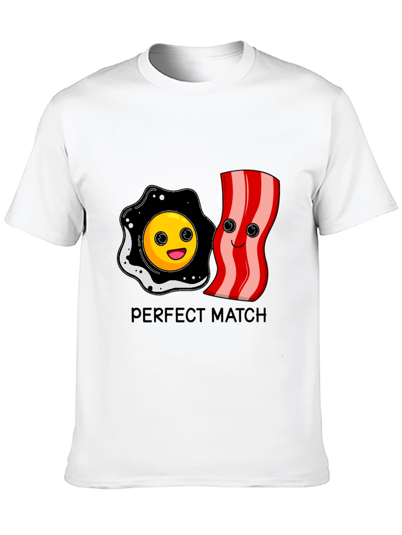 Perfect Match: Bacon and Eggs Graphic Tee