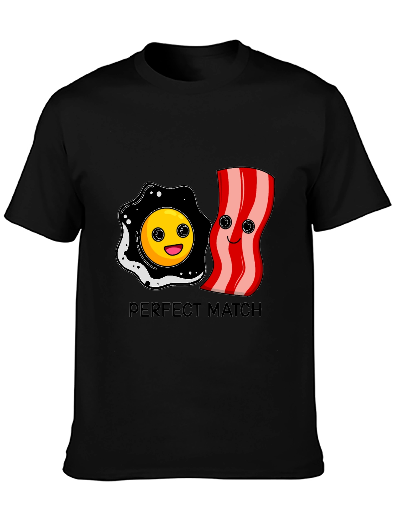 Perfect Match: Bacon and Eggs Graphic Tee