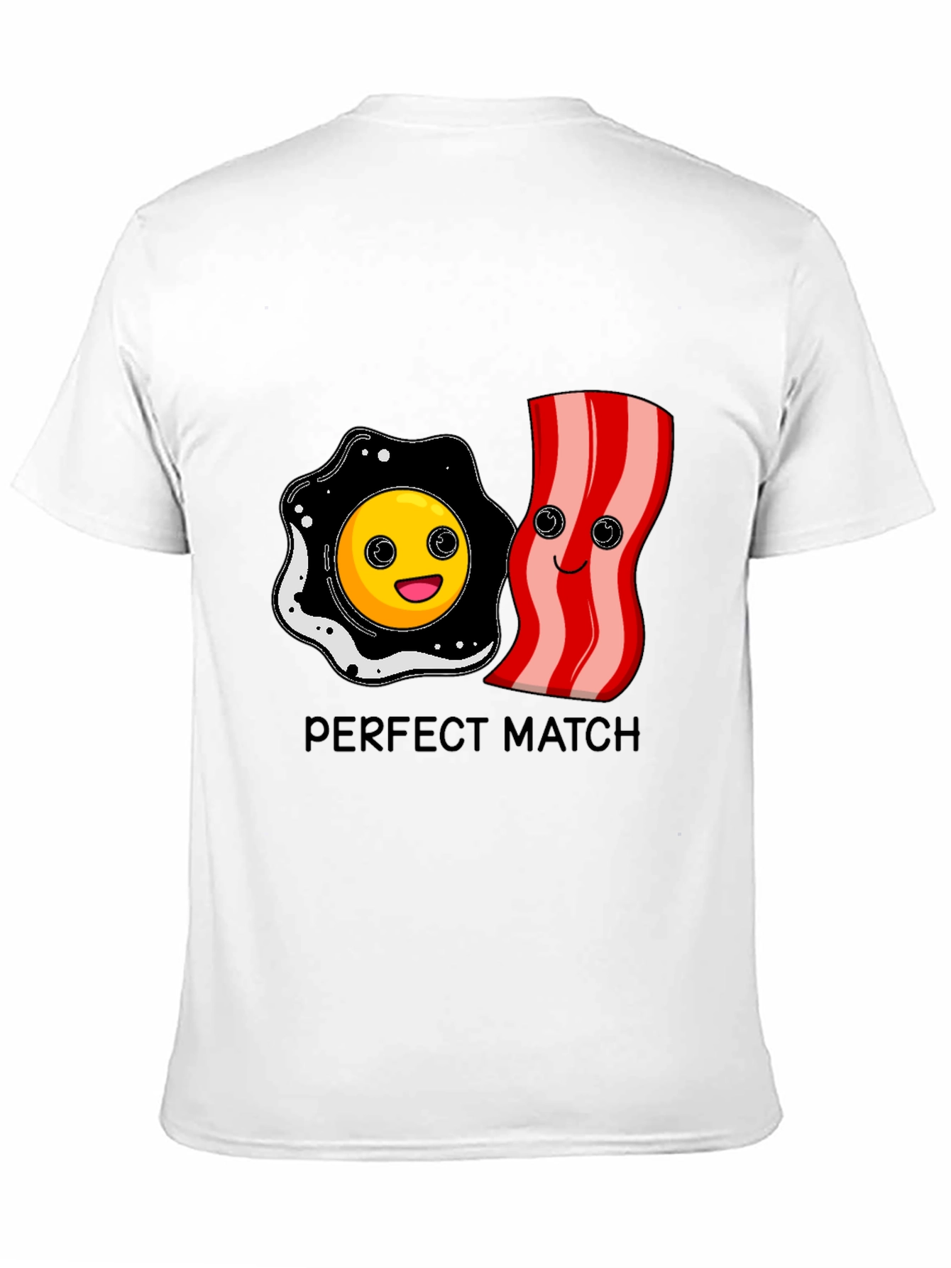 Perfect Match: Bacon and Eggs Graphic Tee