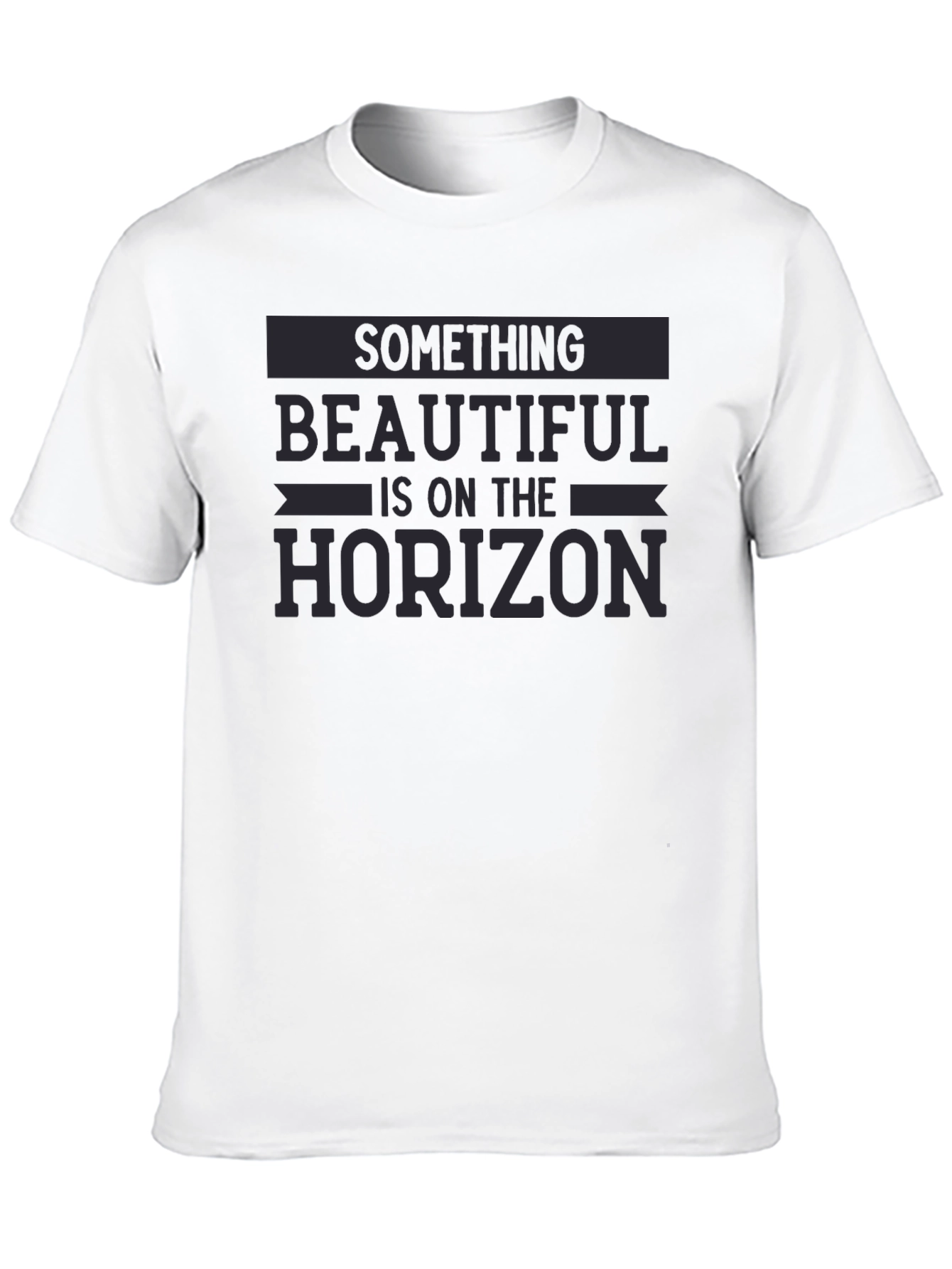 Beautiful Horizon Graphic Tee - Soft Black T-Shirt