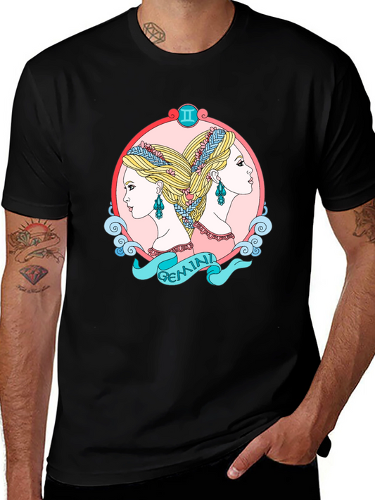 Gemini Zodiac T-Shirt Astrology Sign Tee
